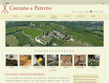 Tablet Screenshot of corzanoepaterno.com
